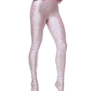 NWT Emily Hsu Pink Mermaid Leggings, XS